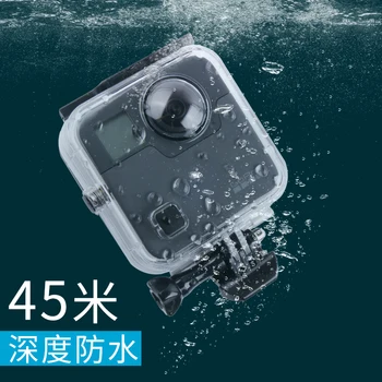 45M Водонепроницаемый корпус Чехол для камеры Gopro Fusion 360 Подводная коробка Задняя дверь для Go Pro Fusion Аксессуары для экшн-камеры