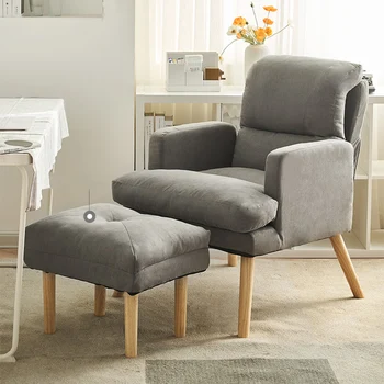 Nordic Back Cushion Офисный стул Полный дизайн тела Ручка Рабочий стул для отдыха Подставка для ног Школьник Silla Разборчивая офисная мебель