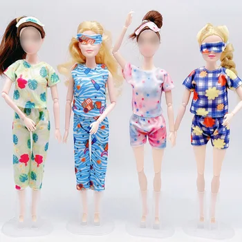 Кукла Пижама Ночная Рубашка Повседневная Одежда Ночные Рубашки Fit FR Кукла Kurhn Кукла для Барби 28-30 см Аксессуары для кукол Игрушки для девочек DIY