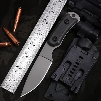 Охотничий нож для выживания на открытом воздухе с фиксированным лезвием для мужчин Военные тактические карманные ножи высокой твердости для кемпинга и рыбалки